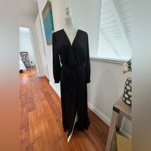 Eloquii Black Long Sleeve Dress